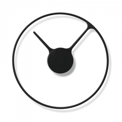 스텔톤 Time Clock 30cm, Black