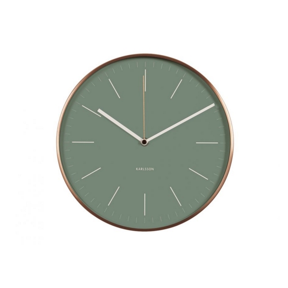 Minimal Wall Clock - Green