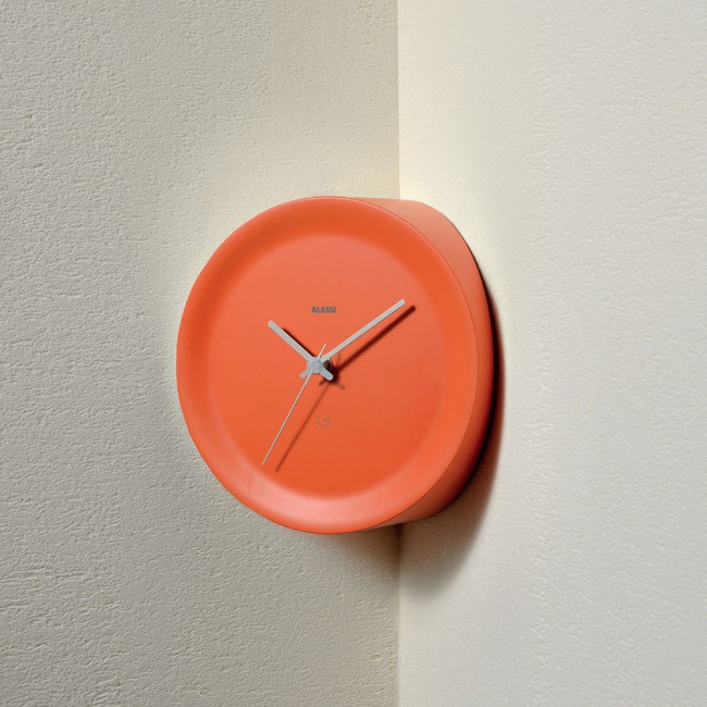 알레시 Ora In Wall Clock, Orange
