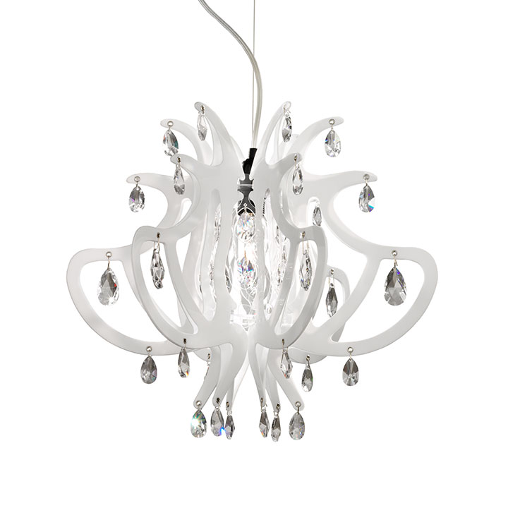Lillibet Mini chandelier, White