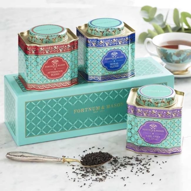 포트넘앤메이슨 Decorative Loose Tea Gift Caddy Selection