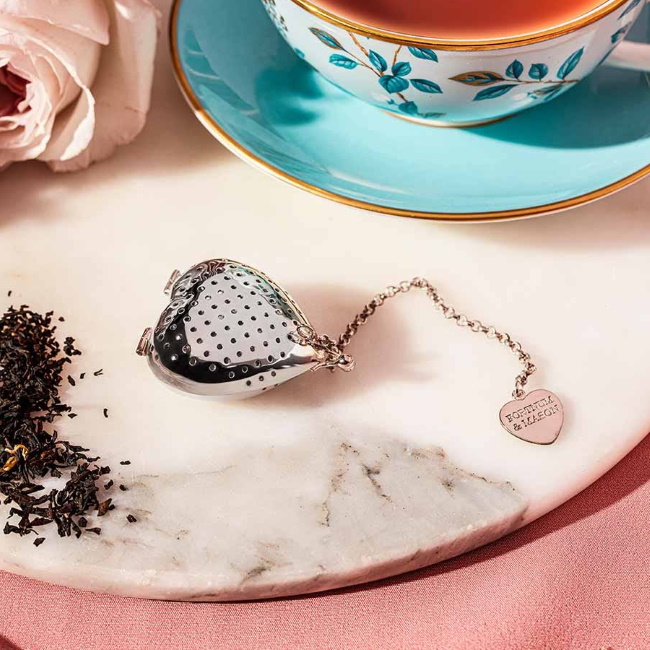 포트넘앤메이슨 Silver-Plated Heart Tea Infuser