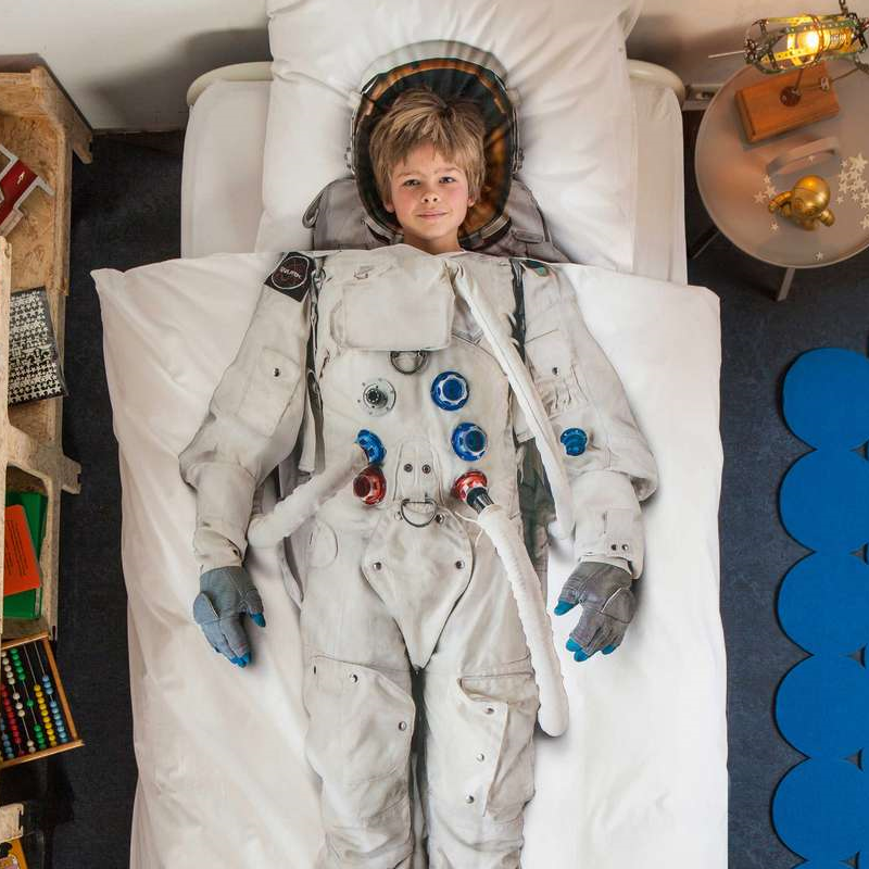 스널크 우주 비행사 이불커버 세트 Astronaut bedding set