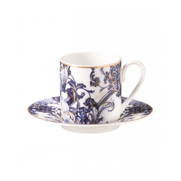 로베르토 카발리 Azulejos Teacups, Set of 2
