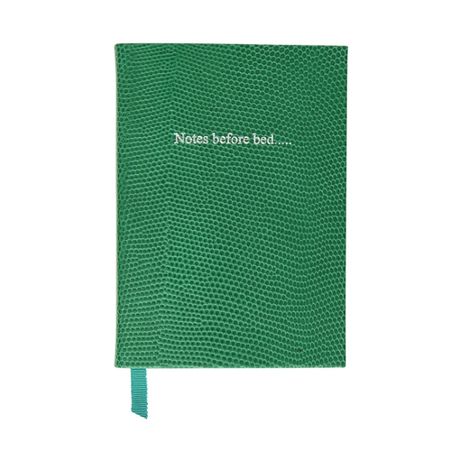 오거나이즈 노트 \'Note Before Bed\' Notebook, Green