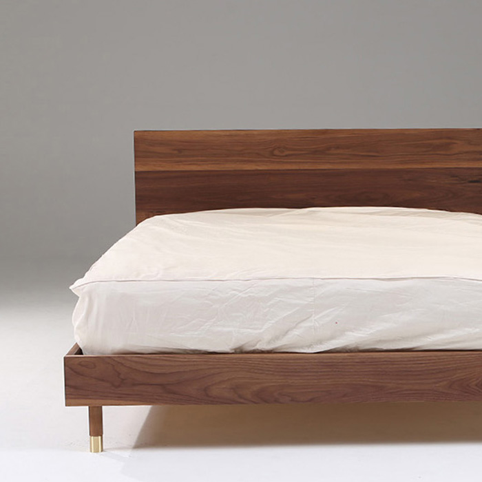 웨이브 월넛 침대 G-Series WAVE Bed [2% 적립]