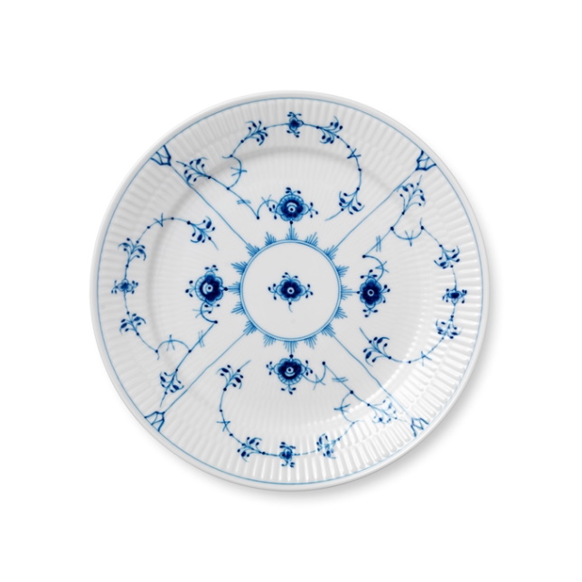 로얄코펜하겐 블루 플레인 플레이트 Blue Fluted Plain Plate 25cm