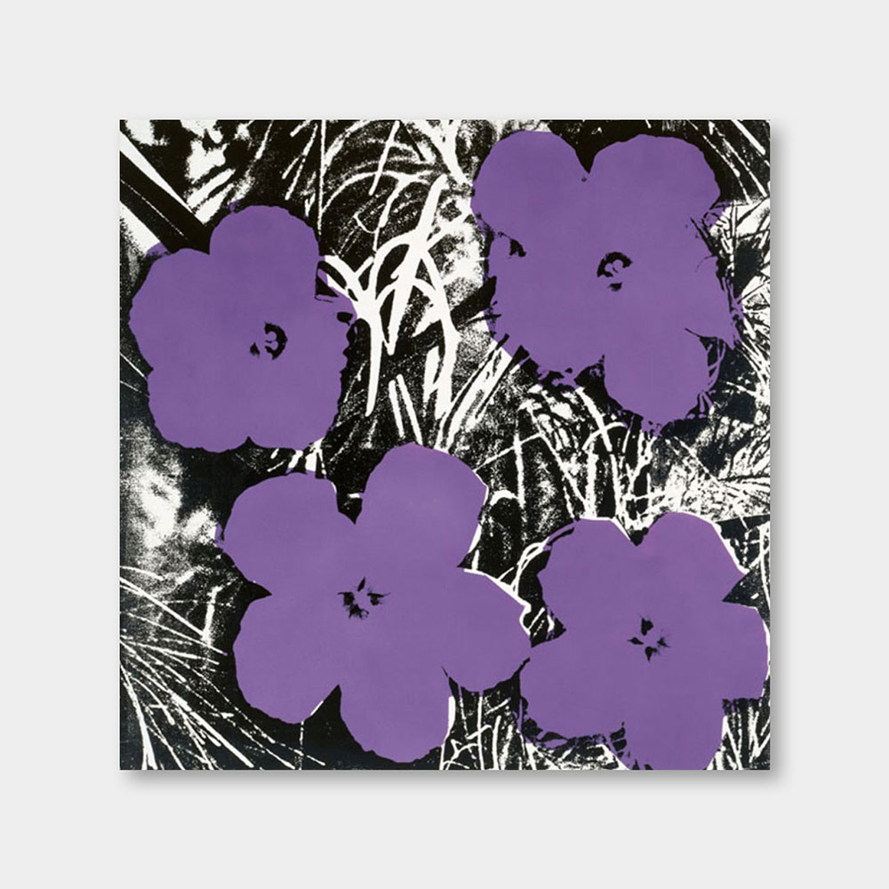 [르위켄단독] 오픈에디션 앤디 워홀 Flowers 1964 (4 purple) (액자포함) [3% 적립]