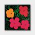 [르위켄단독] 오픈에디션 앤디 워홀 Flowers 1964 (red, yellow, pink) (액자포함) [3% 적립]