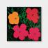 [르위켄단독] 오픈에디션 앤디 워홀 Flowers 1964 (red, yellow, pink) (액자포함) [3% 적립]