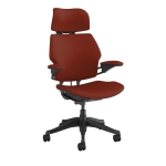 [10%쿠폰] 휴먼스케일 프리덤체어 가죽 (정품 15년보증) Humanscale Freedom Chair Ticino Dark Brown