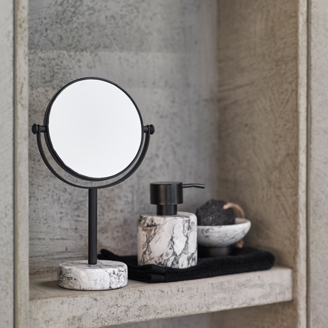 아쿠아노바 확대 거울 Nero Marble Mirror