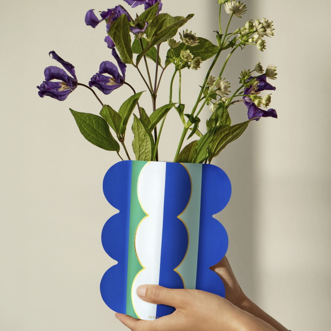 옥타에보 리비에라 웨이브 화병 커버 Riviera Wave Paper Vase