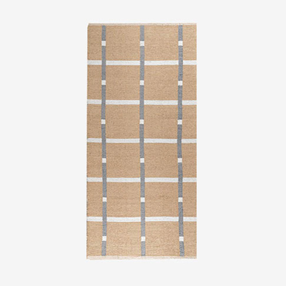 리튼 PVC 그리드 매트 - 베이지 (70x150)