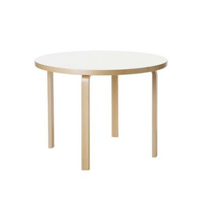 (4월특가) 아르텍 알토 라운드 테이블 Artek Aalto Table Round 90B White/Birch