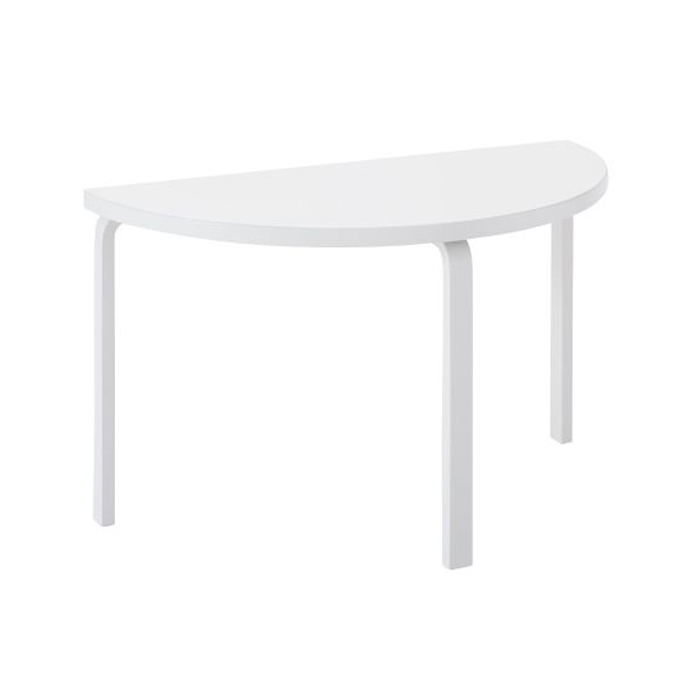 (12월특가) 아르텍 알토 하프라운드 95 테이블 Artek Aalto Table Half Round 95 White-White 1200