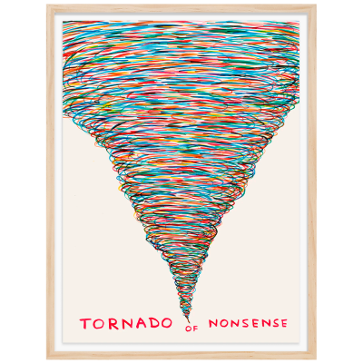 아티쉬 포스터 - 데이비드 슈리글리 Tornado of nonsense (액자포함) [5% 적립]