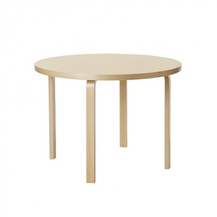 (8주년특가) 아르텍 알토 라운드 테이블 Artek Aalto Table Round 90A Birch/Birch