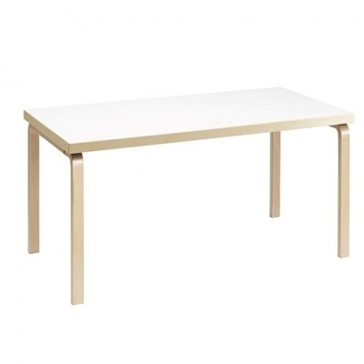 (리빙패밀리세일) 아르텍 알토 테이블 Artek Aalto Table Rectangular 83 White/Birch