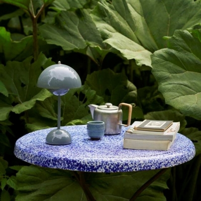 (8주년특가) 앤트레디션 플라워팟 VP9 무선 포터블 램프 Flowerpot VP9 Portable Lamp Stone Blue