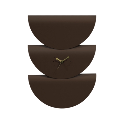 (6월특가) 피아바 만다린 벽시계 초콜릿 브라운