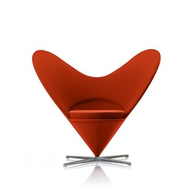 (5월특가) 비트라 하트 콘 체어 Vitra Heart Cone Chair Orange
