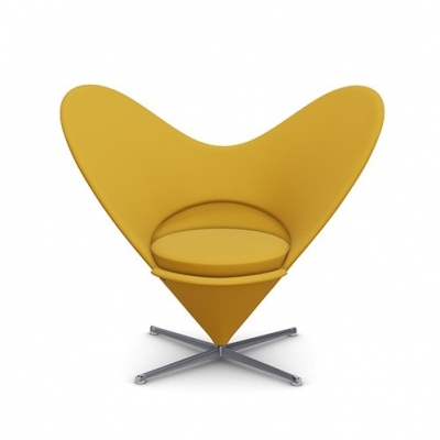 비트라 하트 콘 체어 Vitra Heart Cone Chair Dark Yellow