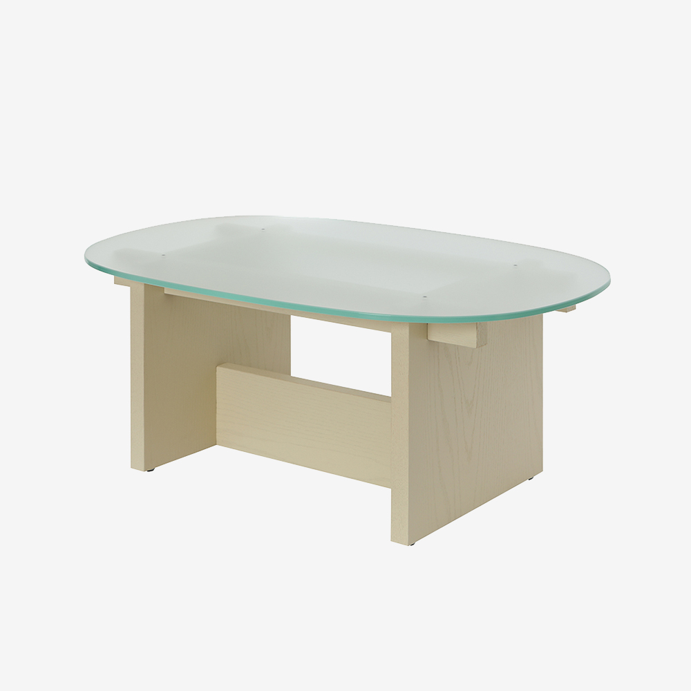 커넥토리얼 라운드 소파테이블 / Round Sofa Table - Beige