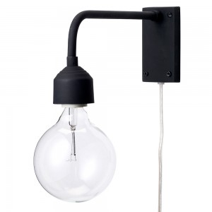 블루밍빌레 Wall Lamp 13cm 40w, Black