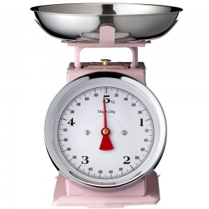 블루밍빌레 Kitchen Scale 5Kg, Pink