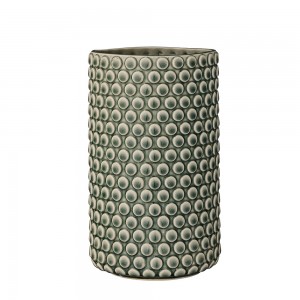 블루밍빌레 Ceramic Vase 21cm, Moss