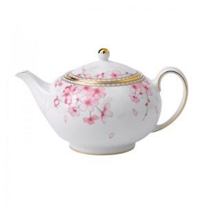 웨지우드 스프링 블러썸 Spring Blossom Teapot 0.8ltr, Gift Boxed