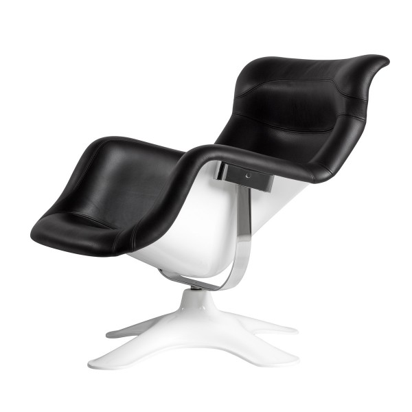 아르텍 Karuselli Lounge Chair, black / white [15% 할인]