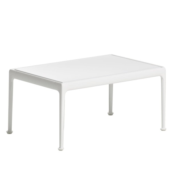 놀 1966 Dining Table, rectangular, white