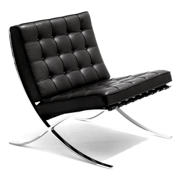 (4월특가) 놀 바르셀로나 라운지 체어 Knoll Barcelona Lounge Chair Black